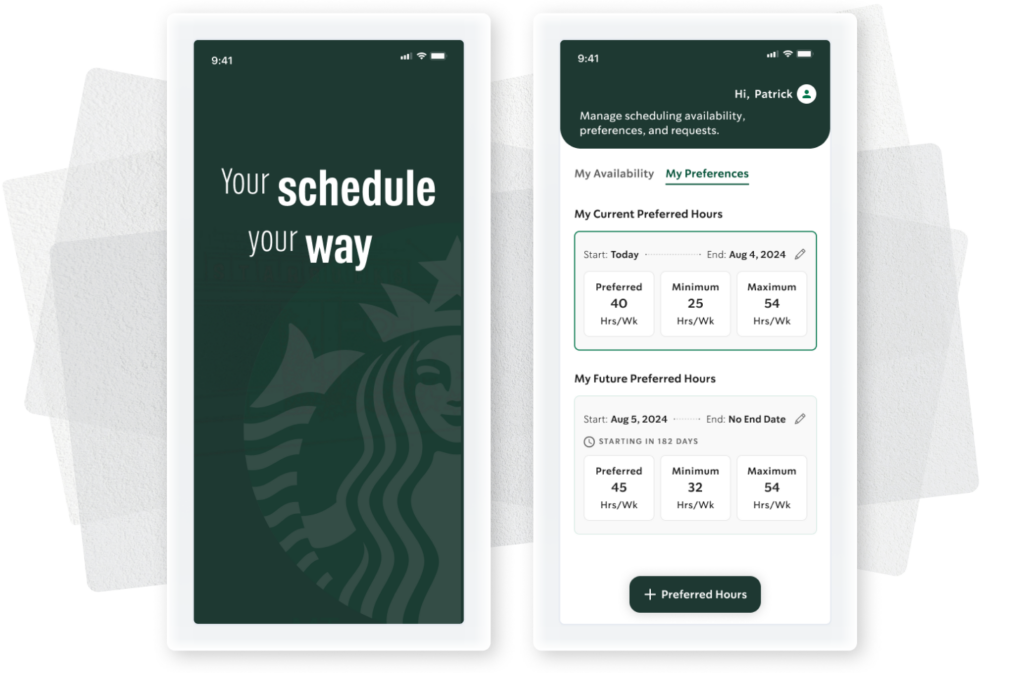 Starbucks - Digital Scheduling